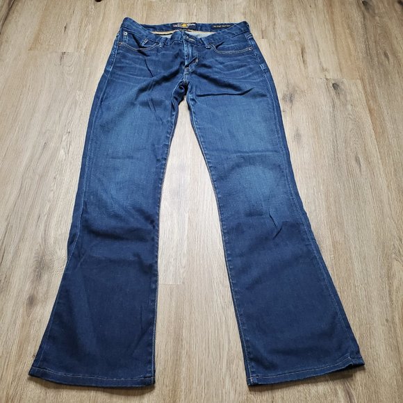 Lucky Brand The Sweet Jean Boot Cut  Women's Size 4/27 Dark Wash Mid Rise. Good - Picture 2 of 13